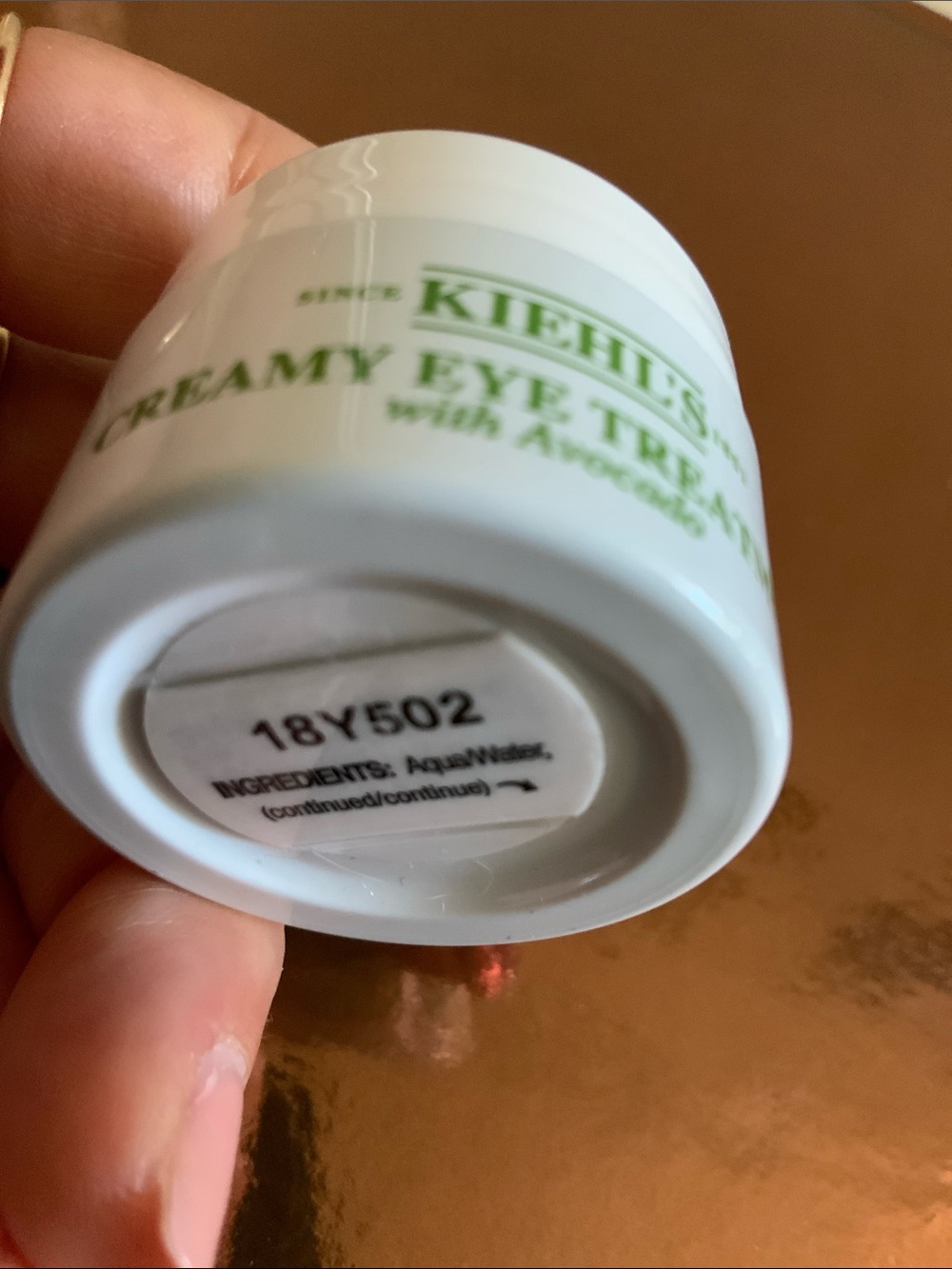 Kiehl’s Avocado eye cream 7ML KIEHL’S CREAMY EYE TREATMENT with avocado